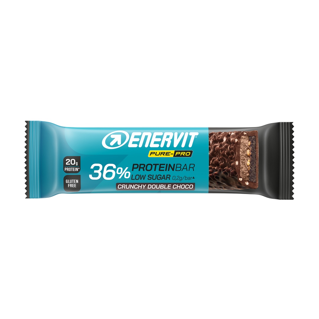 Produktbild ENERVIT PURE-PRO 36 % Protein Bar Crunchy Double Choco, 55 g